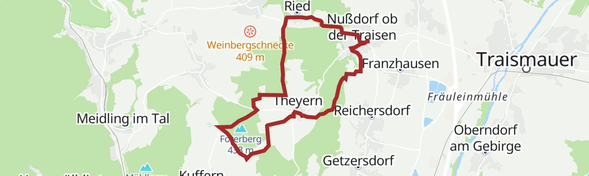 Route map: Rundwanderweg "Maria Elend"